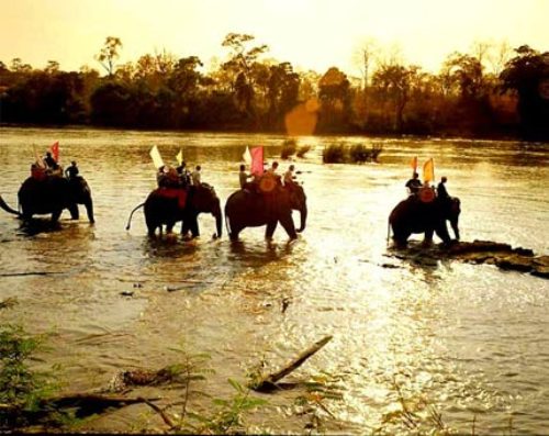 Balade à dos d'elephant à Buon Me Thuot - Circuit Vietnam autrement 20jours