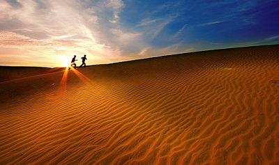 dune de sable volant